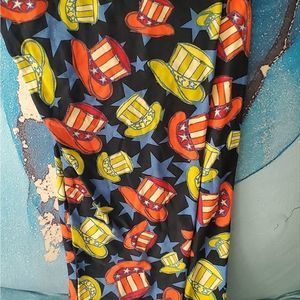 LULA ROE 4TH OF JULY LEGGINGS NEW